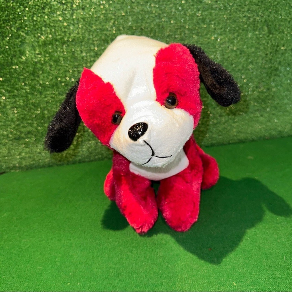 Just Play Saint Bernard Red White 12” Plush Dog‎